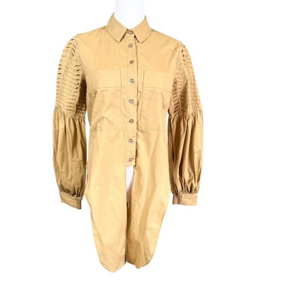 Sitka Semsch Luxury Sustainable Organic Cotton Button Down Shirt Size XS - Picture 9 of 12